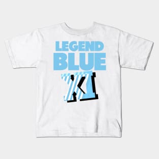 Legend Blue 11 Low Retro Sneaker Art Kids T-Shirt